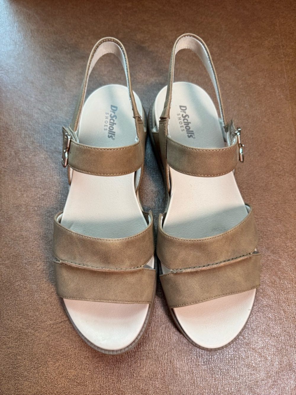 Dr. Scholl’s Women’s timeless fun hybrid comfort Sandals medium Beige Walking 9 - Picture 2 of 8